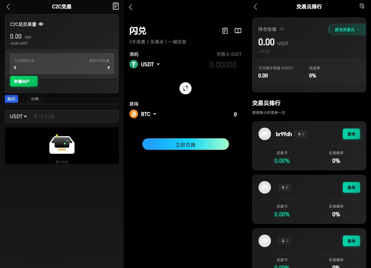 【新增dapp登陆】跟单交易所+C2C+现货+杠杆合约+期权秒合约+挖矿理财+申购+插针+交易所源码插图6
