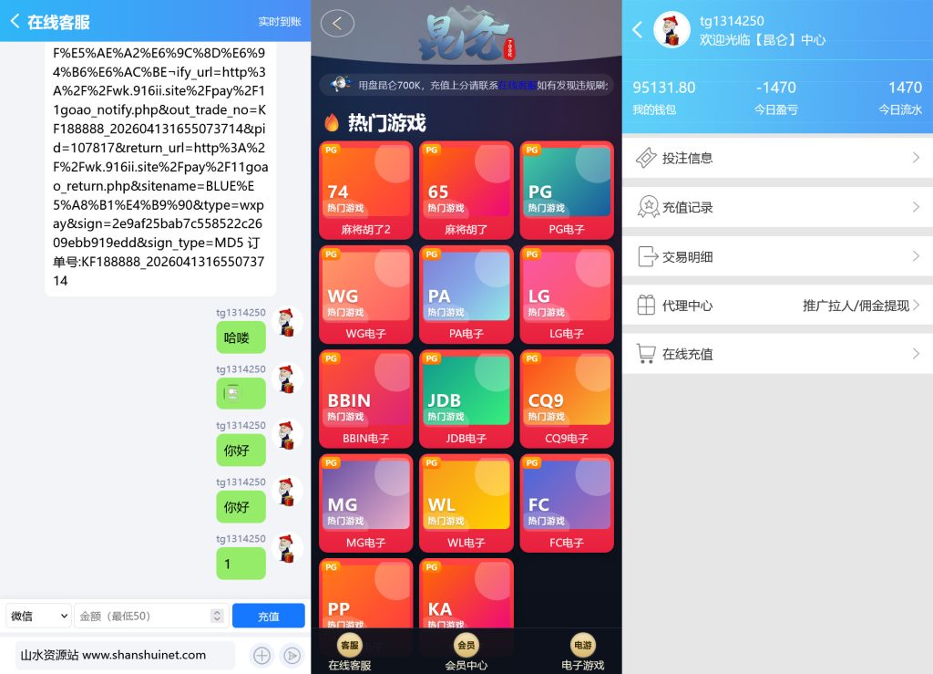 飞鸟二开版本/在线支付/接口游戏/智能控杀+搭建教程插图2